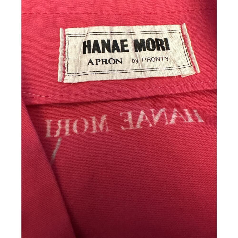 HANAE MORI Apron Vintage JAL Japanese Airlines Uniform Designer Floral - Picture 8 of 16
